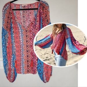 Lovestitch Multicolor Bohemian Blouse